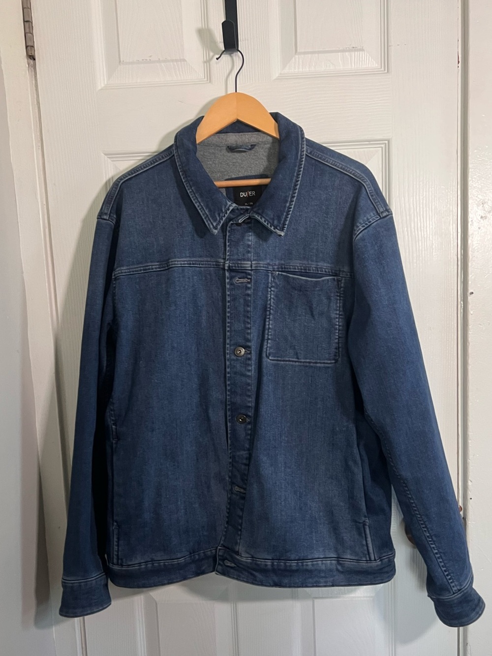 Men's DU/ER Denim Jacket | Water resistant | Cotton Blend | XL